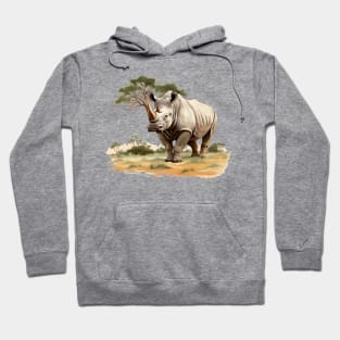 Rhino Love Hoodie